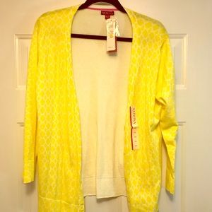 NWT yellow cardigan!